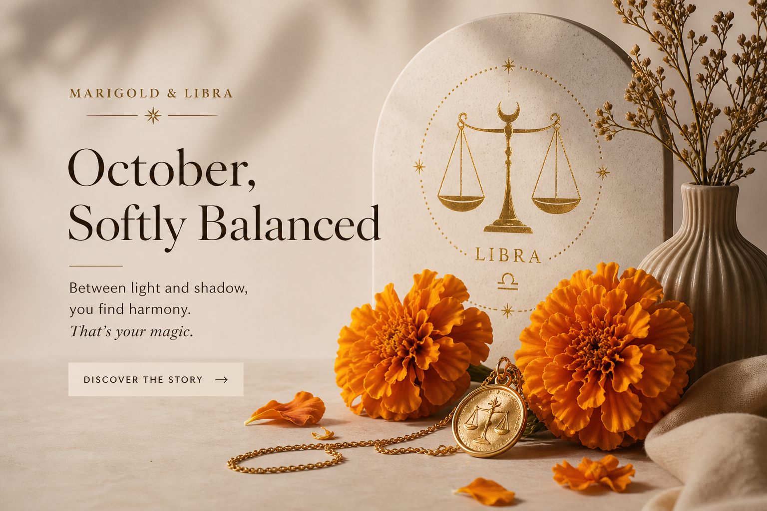 Marigold & Libra — The Quiet Power of October