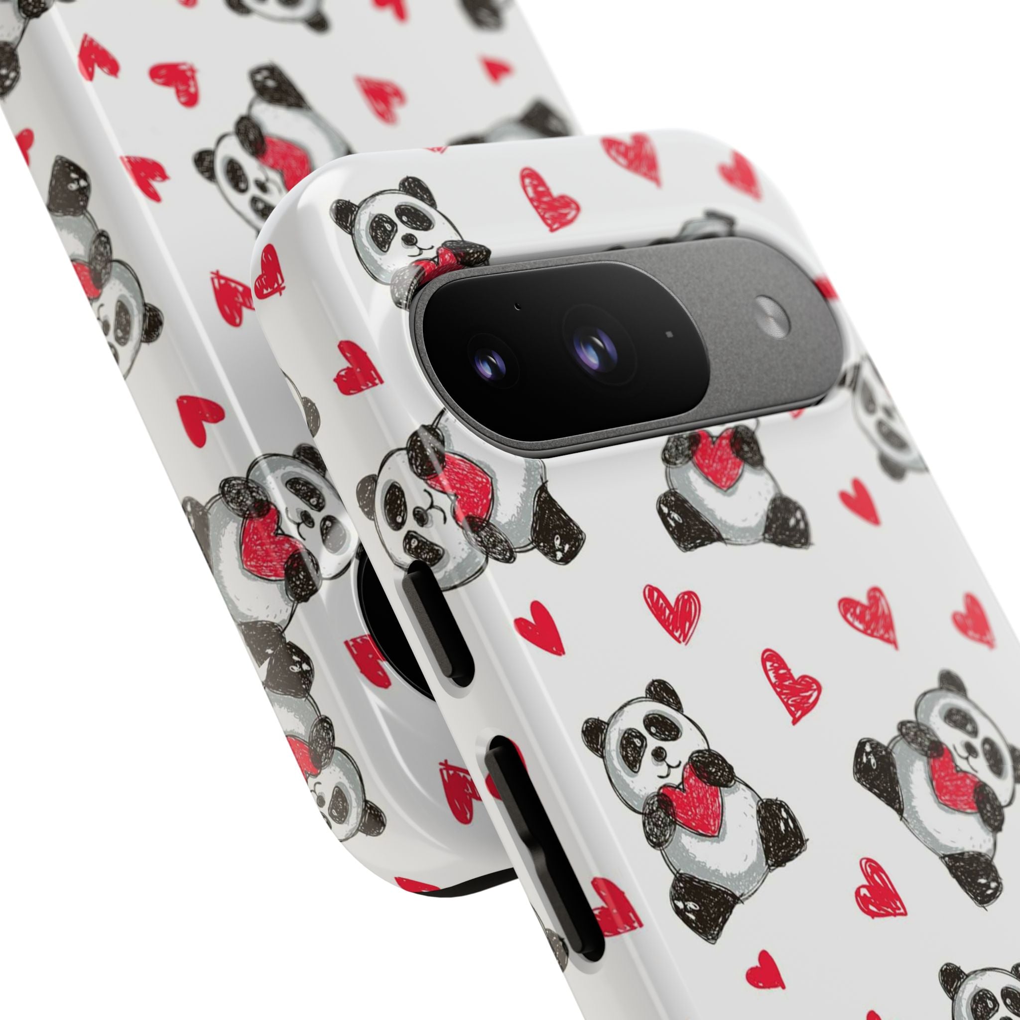 Cute Panda Pattern Phone Case — Tough Cases