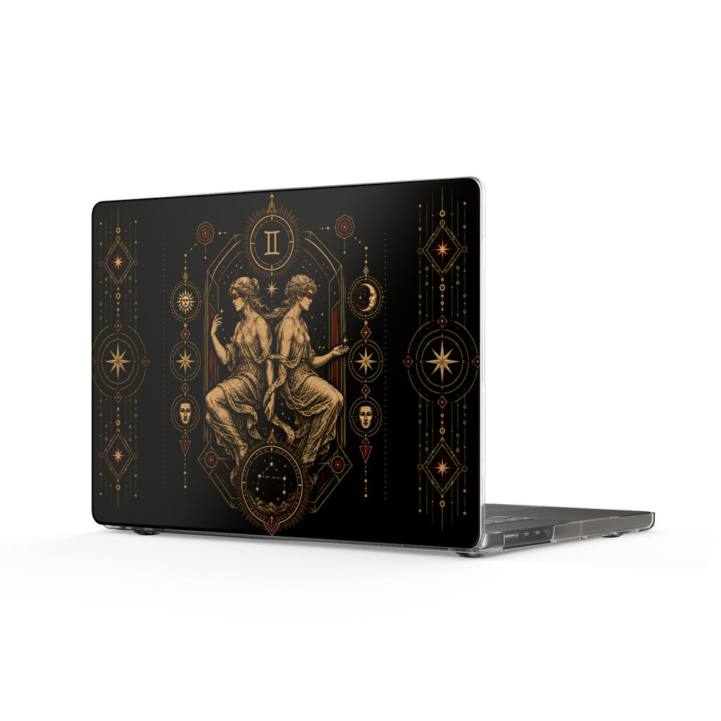 Gemini Zodiac Twins - Clear MacBook Case
