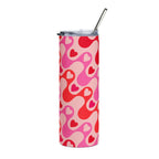 Retro Valentine - Stainless Steel Travel Cup - 20oz