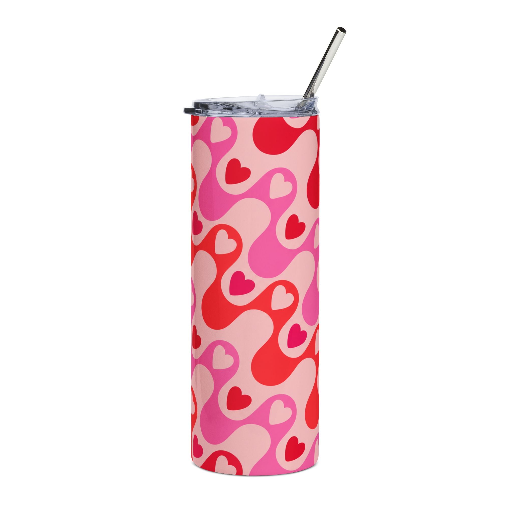 Retro Valentine - Stainless Steel Travel Cup - 20oz