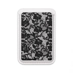Black Lace Pattern - MagSafe Vegan Wallet