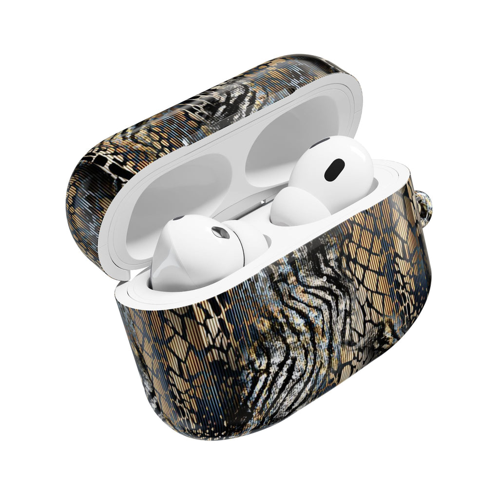 Animal Print AirPod Case — Stylish Snake & Zebra Pattern Protective Cover