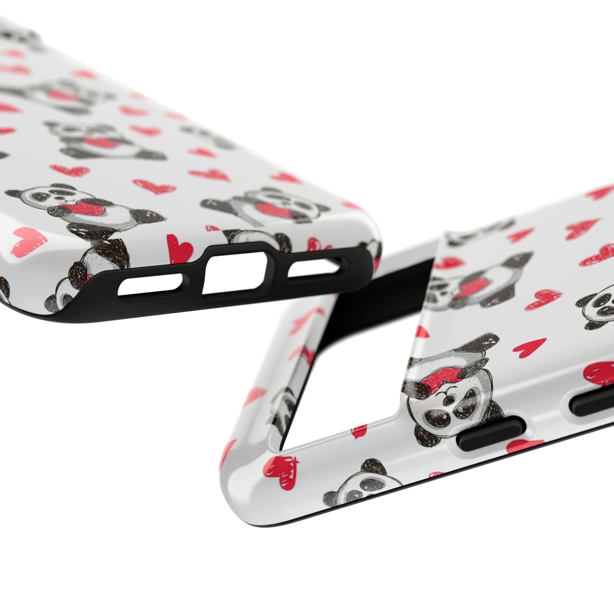 Cute Panda Pattern Phone Case — Tough Cases
