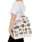 Ohio Illustrated Tote Bag — All-Over-Print Travel & Gift Tote