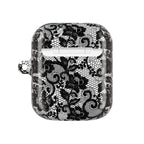 Black Floral Lace - AirPod Case