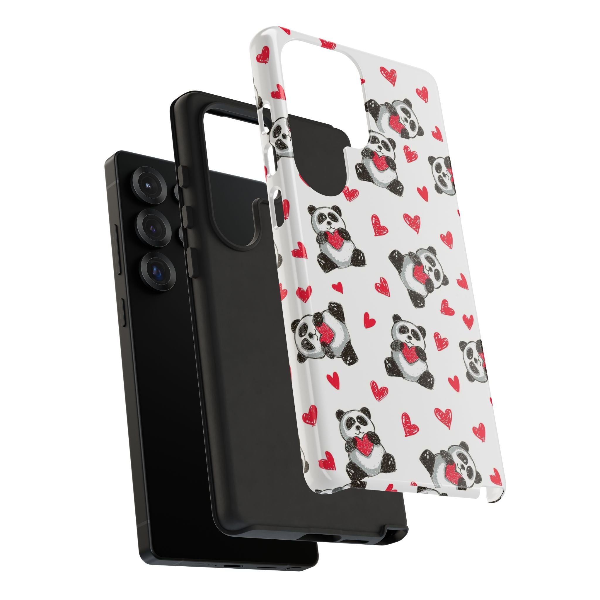 Cute Panda Pattern Phone Case — Tough Cases