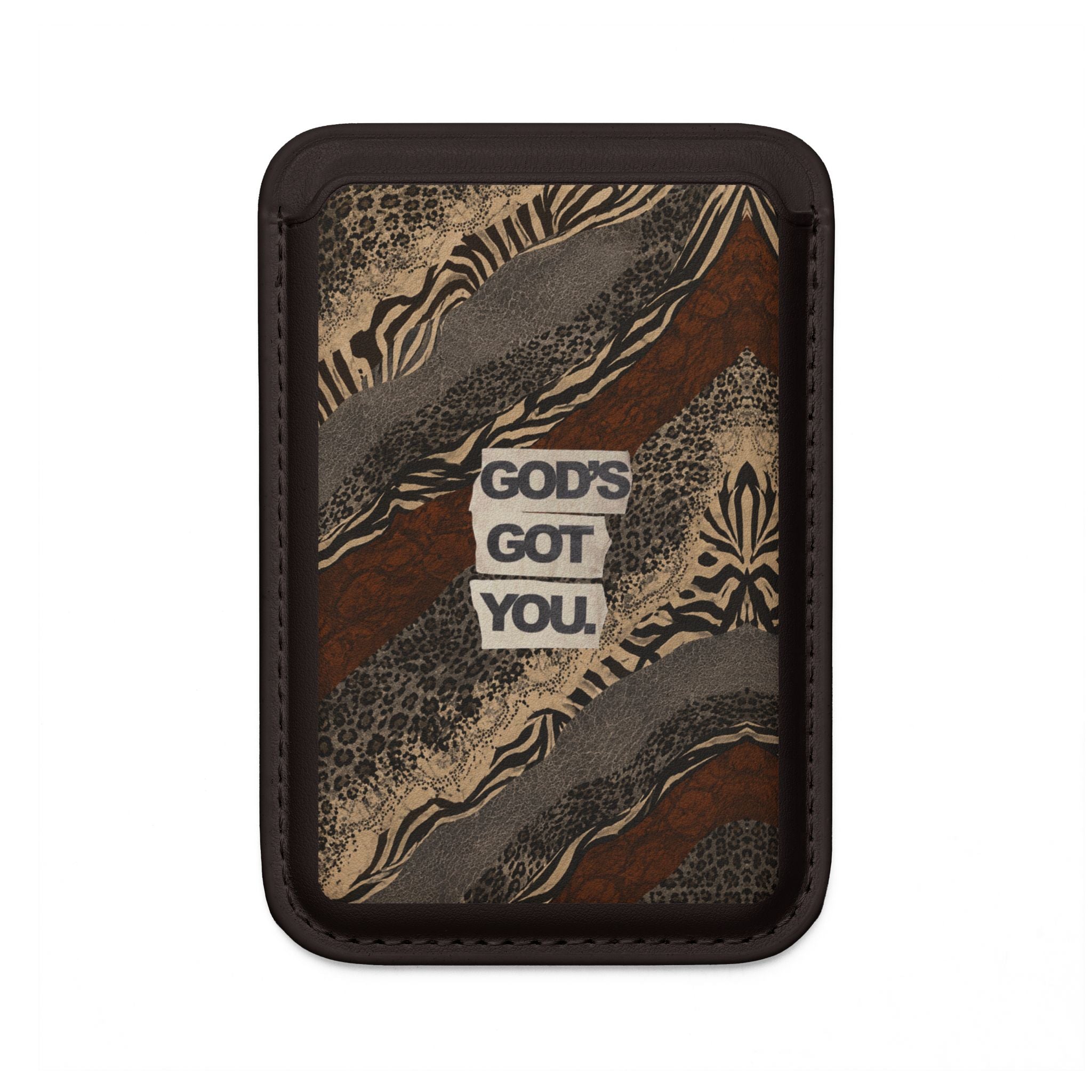 Wild Grace - Vegan MagSafe Card Wallet