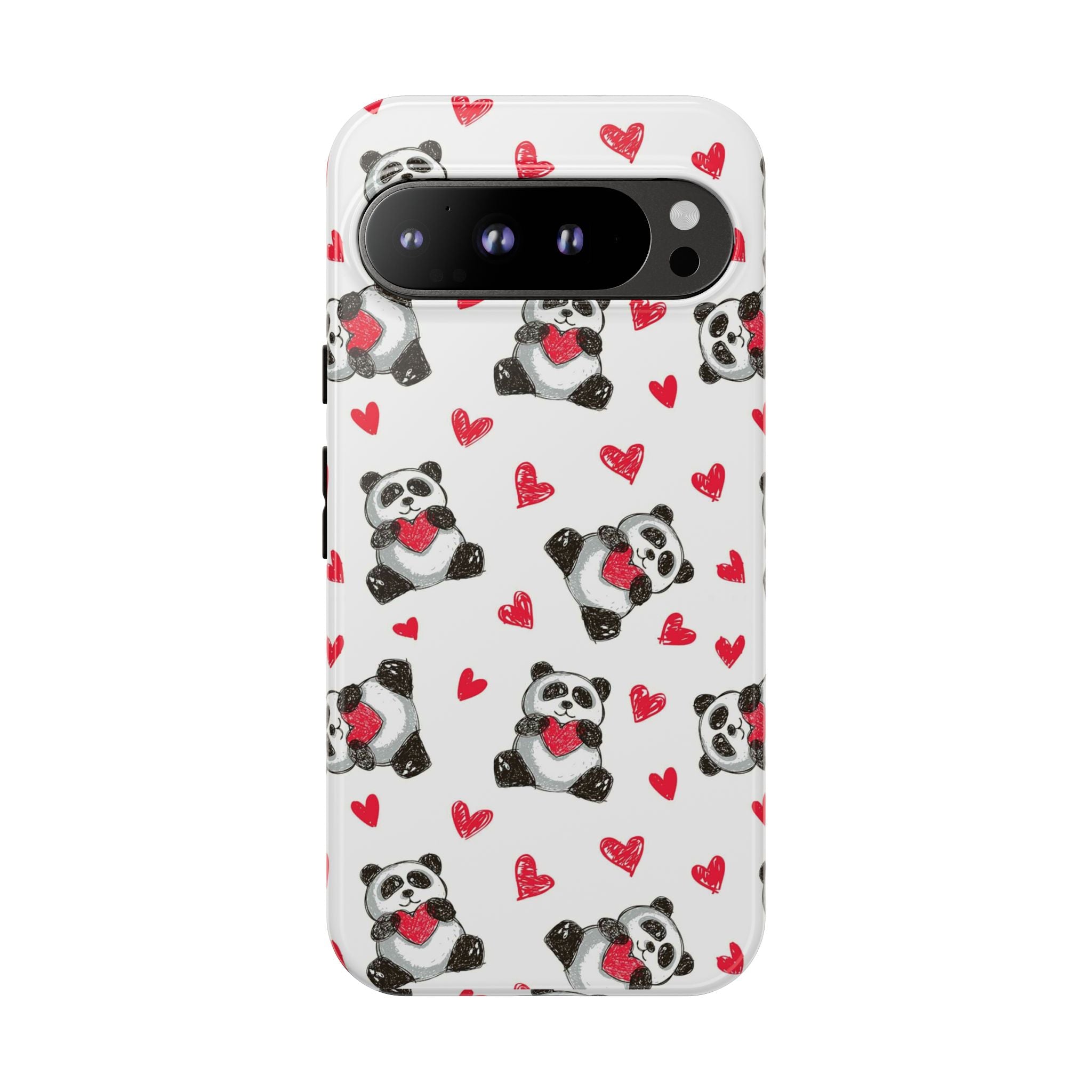 Cute Panda Pattern Phone Case — Tough Cases