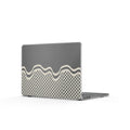 Monochrome Flow - Clear MacBook Case