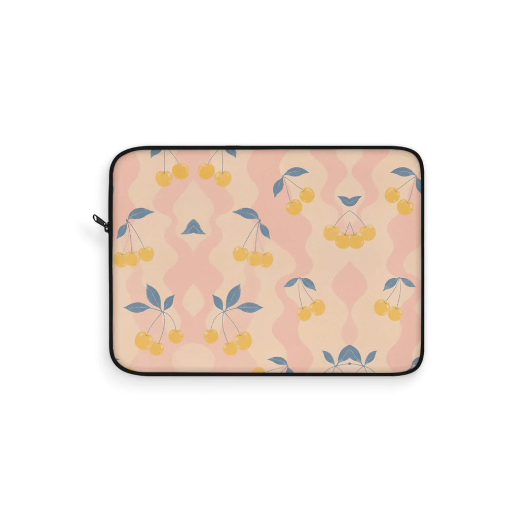 Retro Yellow Cherry - Laptop Sleeve