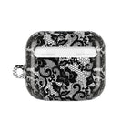 Black Floral Lace - AirPod Case