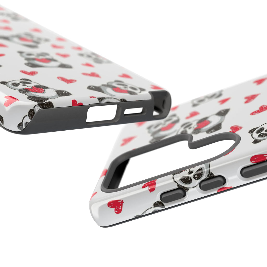 Cute Panda Pattern Phone Case — Tough Cases