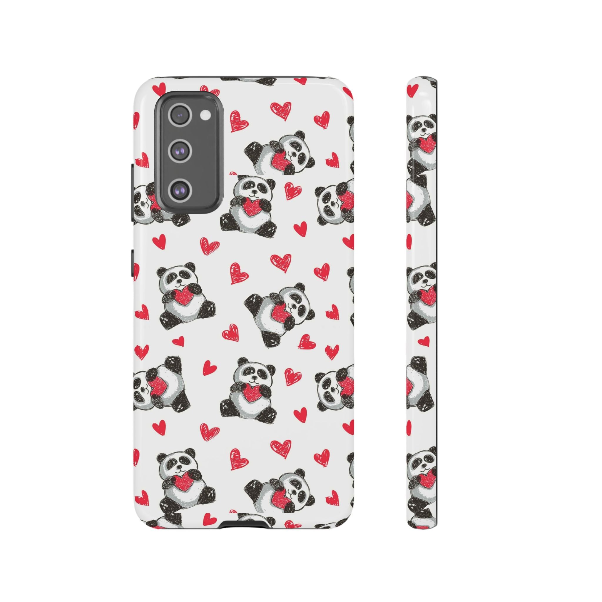Cute Panda Pattern Phone Case — Tough Cases