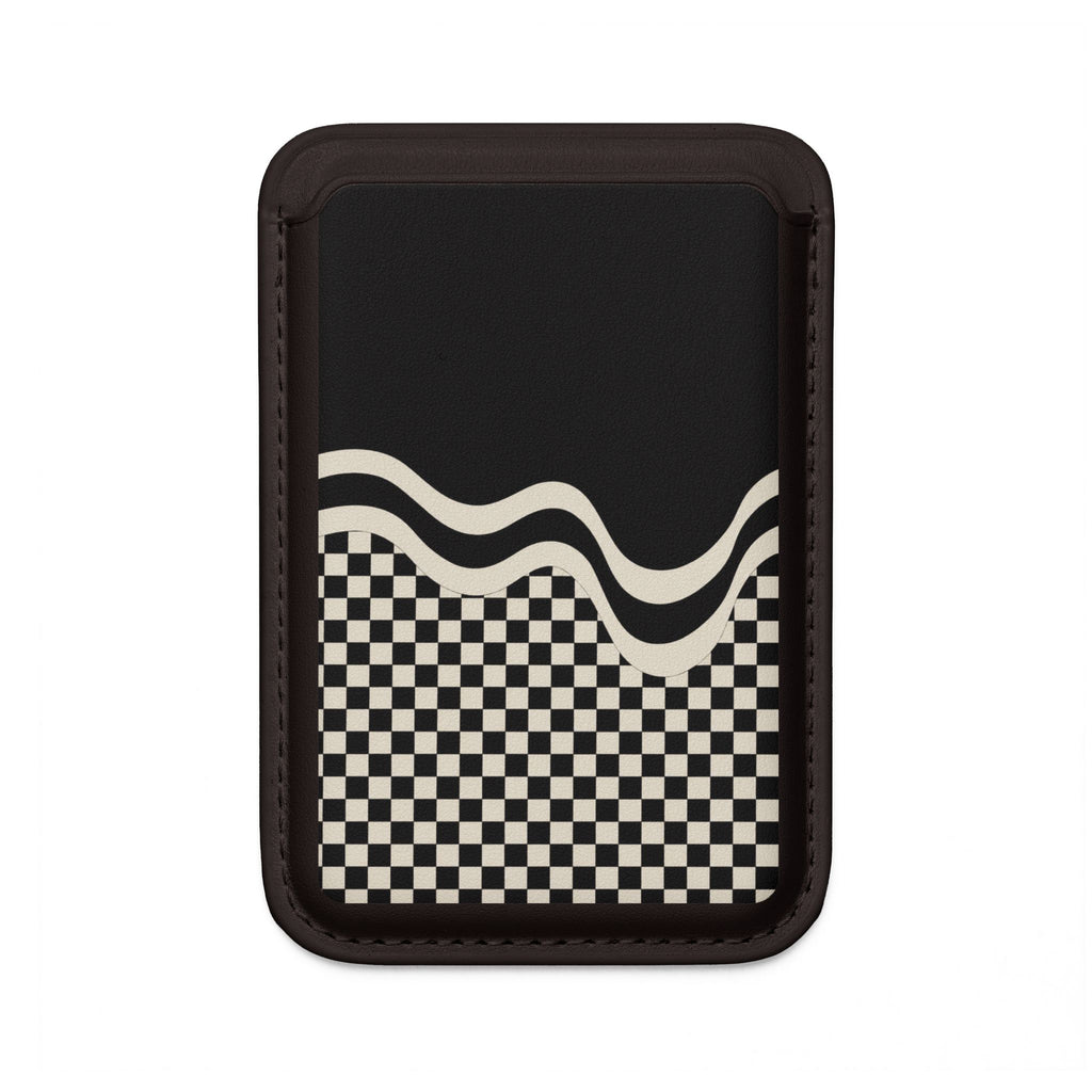 Monochrome Flow - MagSafe Vegan Wallet