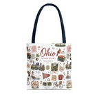 Ohio Illustrated Tote Bag — All-Over-Print Travel & Gift Tote