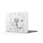 Clear MacBook Case — 'Coder Chaos' Funny Programmer Design
