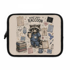 Night Shift Raccoon Nurse Laptop Sleeve — Cute Medical Team Gift
