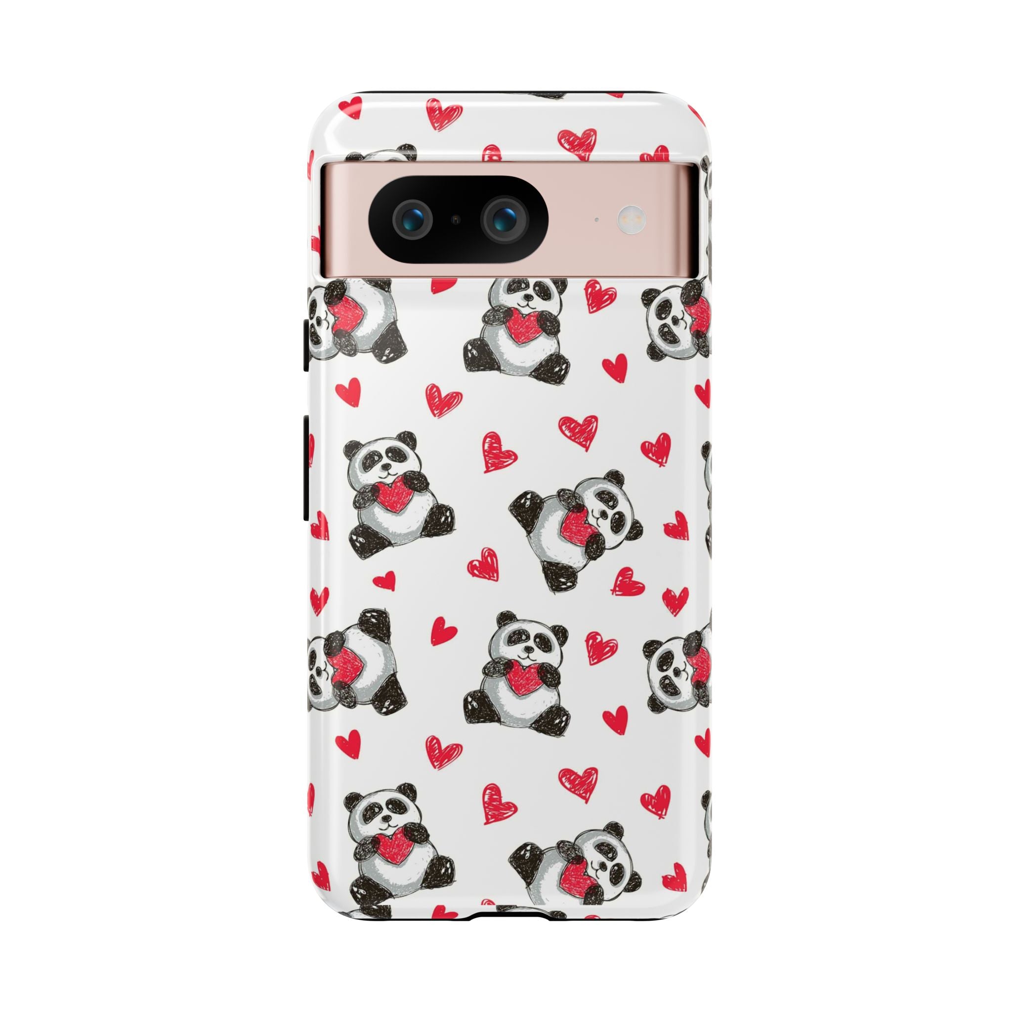 Cute Panda Pattern Phone Case — Tough Cases