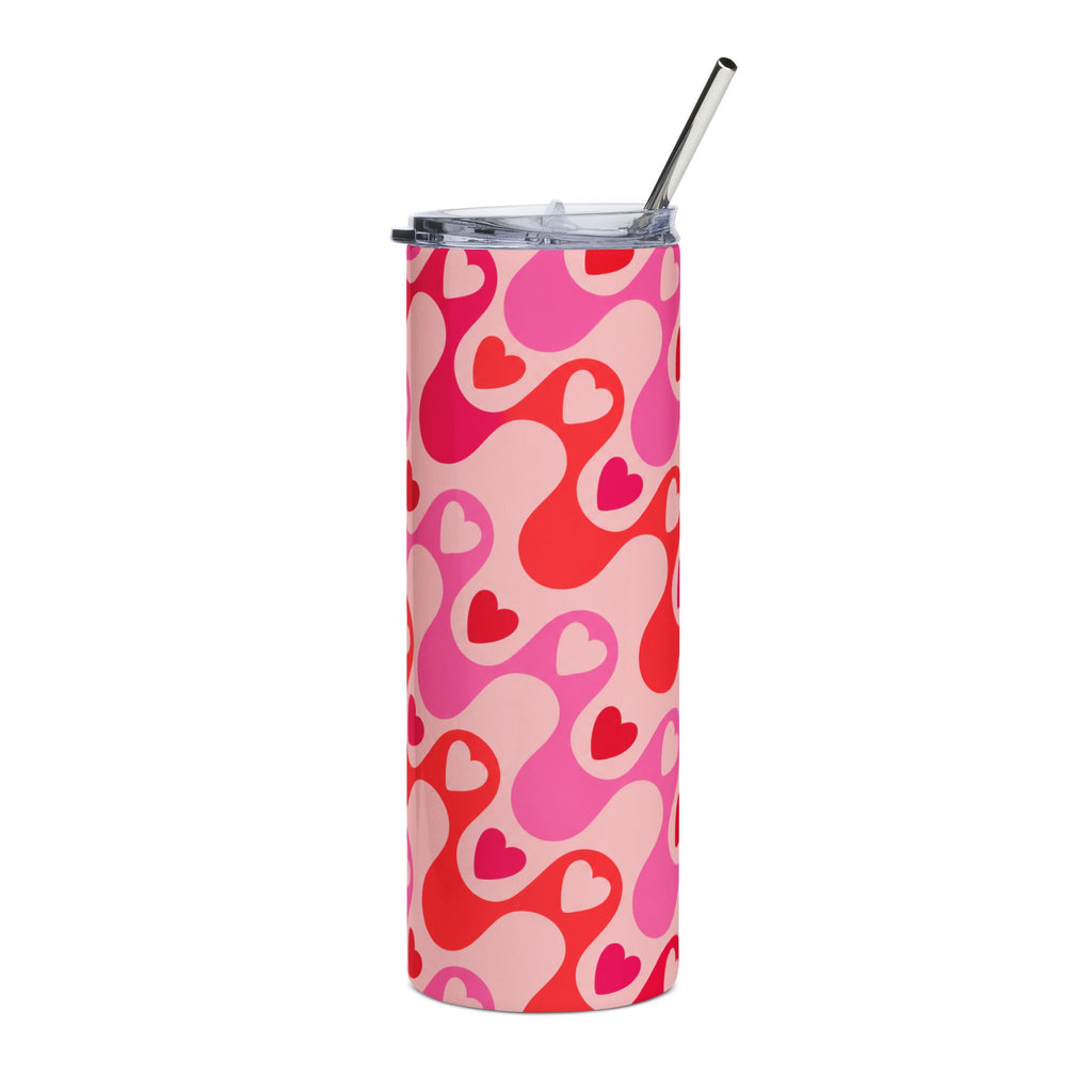 Retro Valentine - Stainless Steel Travel Cup - 20oz
