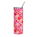 Retro Valentine - Stainless Steel Travel Cup - 20oz