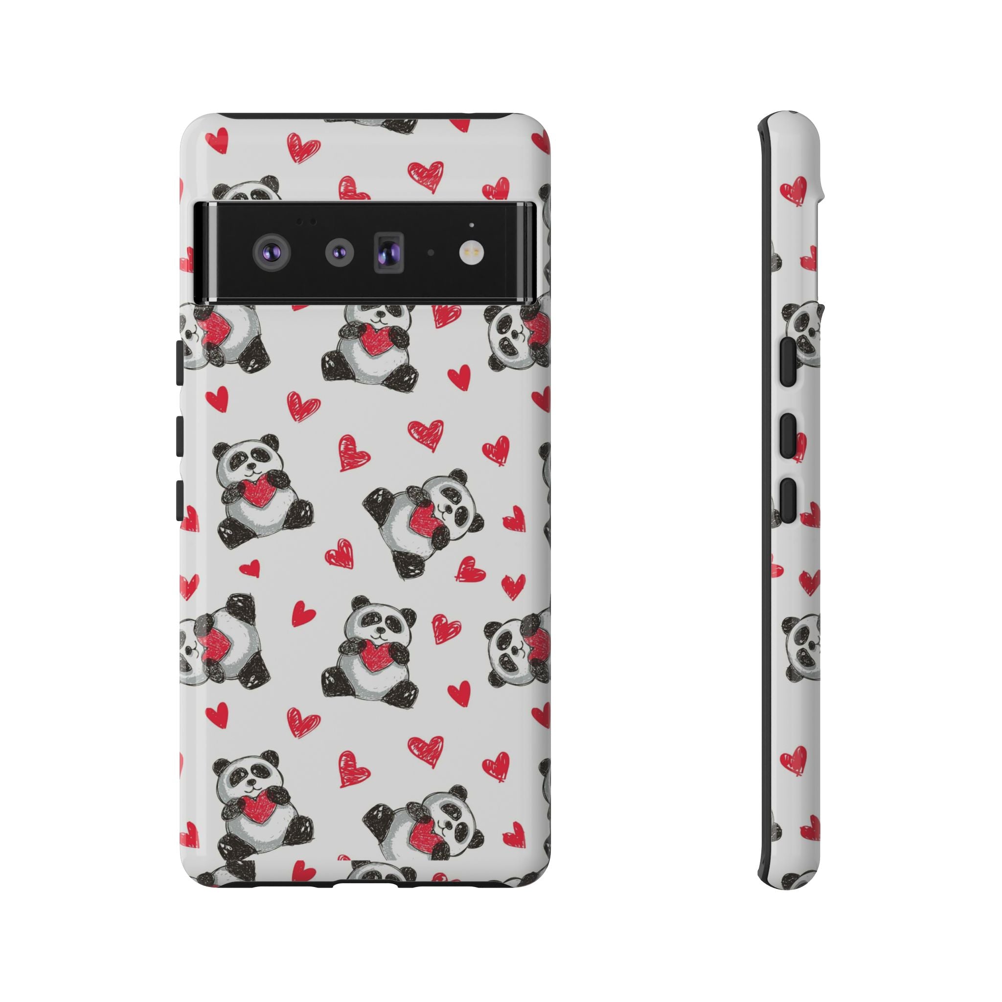 Cute Panda Pattern Phone Case — Tough Cases
