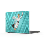 Retro Pop Art Nurse Design - Clear MacBook Case