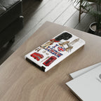 I Love London Illustrated Collage phone case | Tough Case