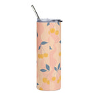 Retro Yellow Cherry - Stainless Tumbler