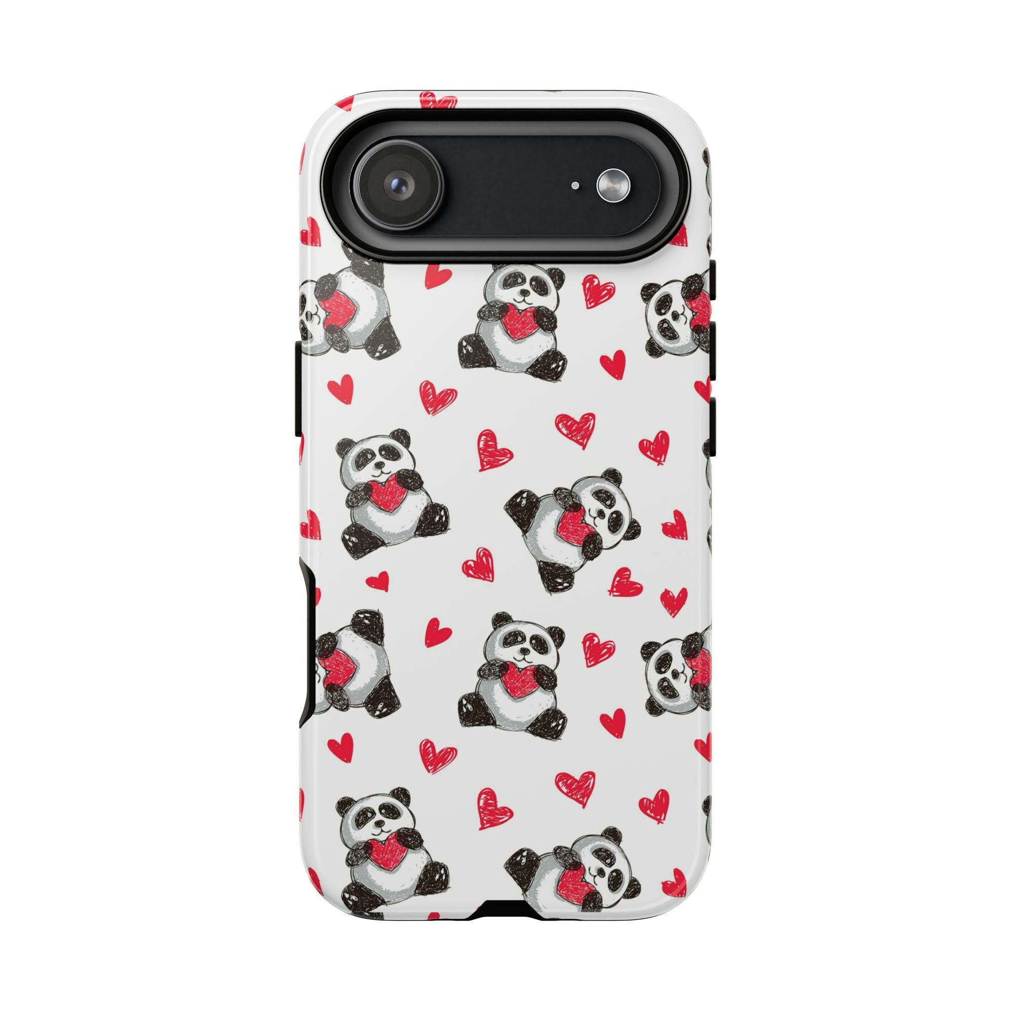 Cute Panda Pattern Phone Case — Tough Cases