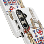 I Love London Illustrated Collage phone case | Tough Case