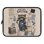 Night Shift Raccoon Nurse Laptop Sleeve — Cute Medical Team Gift