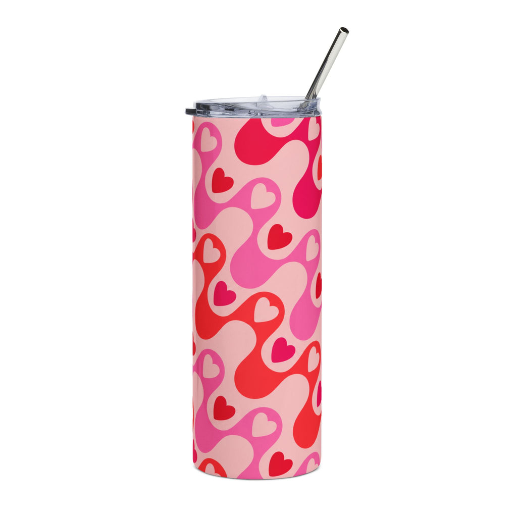 Retro Valentine - Stainless Steel Travel Cup - 20oz