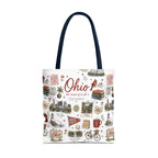 Ohio Illustrated Tote Bag — All-Over-Print Travel & Gift Tote