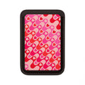 Retro Pink & Red Heart - Magsafe Card Holder