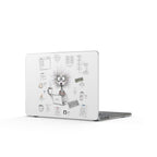 Clear MacBook Case — 'Coder Chaos' Funny Programmer Design