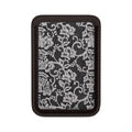 Black Lace Pattern - MagSafe Vegan Wallet