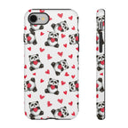 Cute Panda Pattern Phone Case — Tough Cases