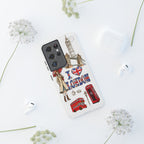 I Love London Illustrated Collage phone case | Tough Case