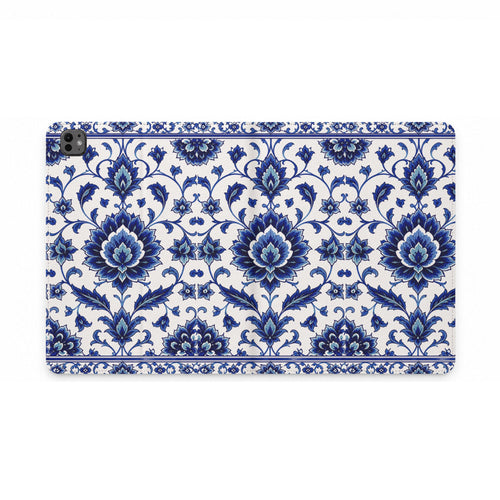 Blue Floral Tablet Folio Case