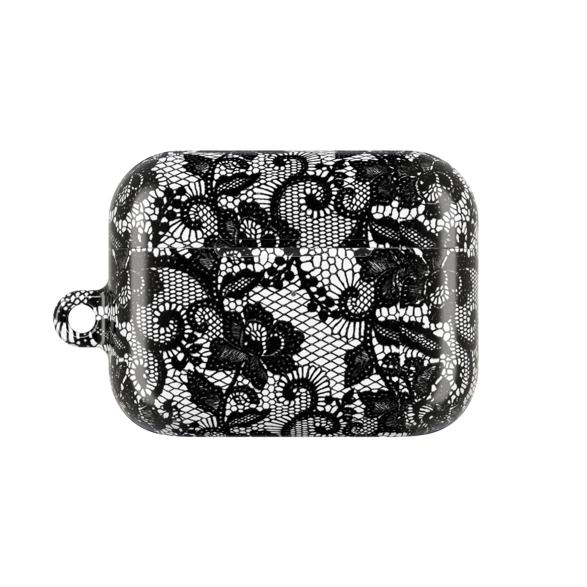 Black Floral Lace - AirPod Case