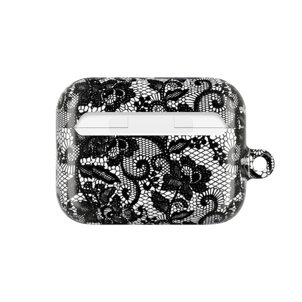 Black Floral Lace - AirPod Case