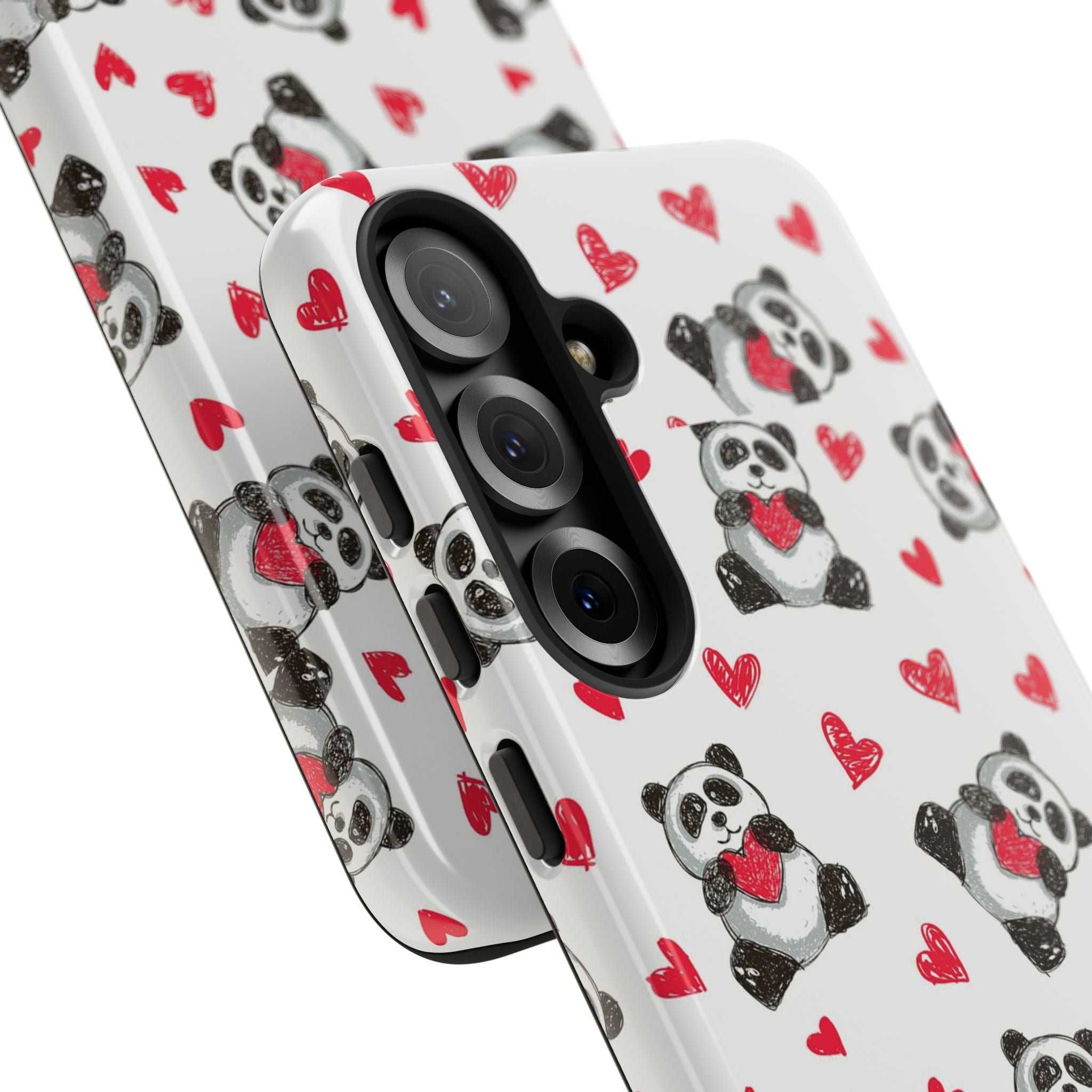 Cute Panda Pattern Phone Case — Tough Cases