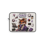 Organized Chaos Manager Laptop Sleeve — Fox Office Humor Protective Case