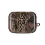 Leopard Heart AirPod Case — Vintage Glam Protective Cover