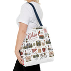 Ohio Illustrated Tote Bag — All-Over-Print Travel & Gift Tote
