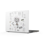 Clear MacBook Case — 'Coder Chaos' Funny Programmer Design