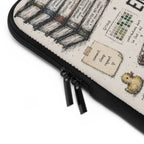 Computer Engineering Laptop Sleeve — Cute Tech Doodle Design