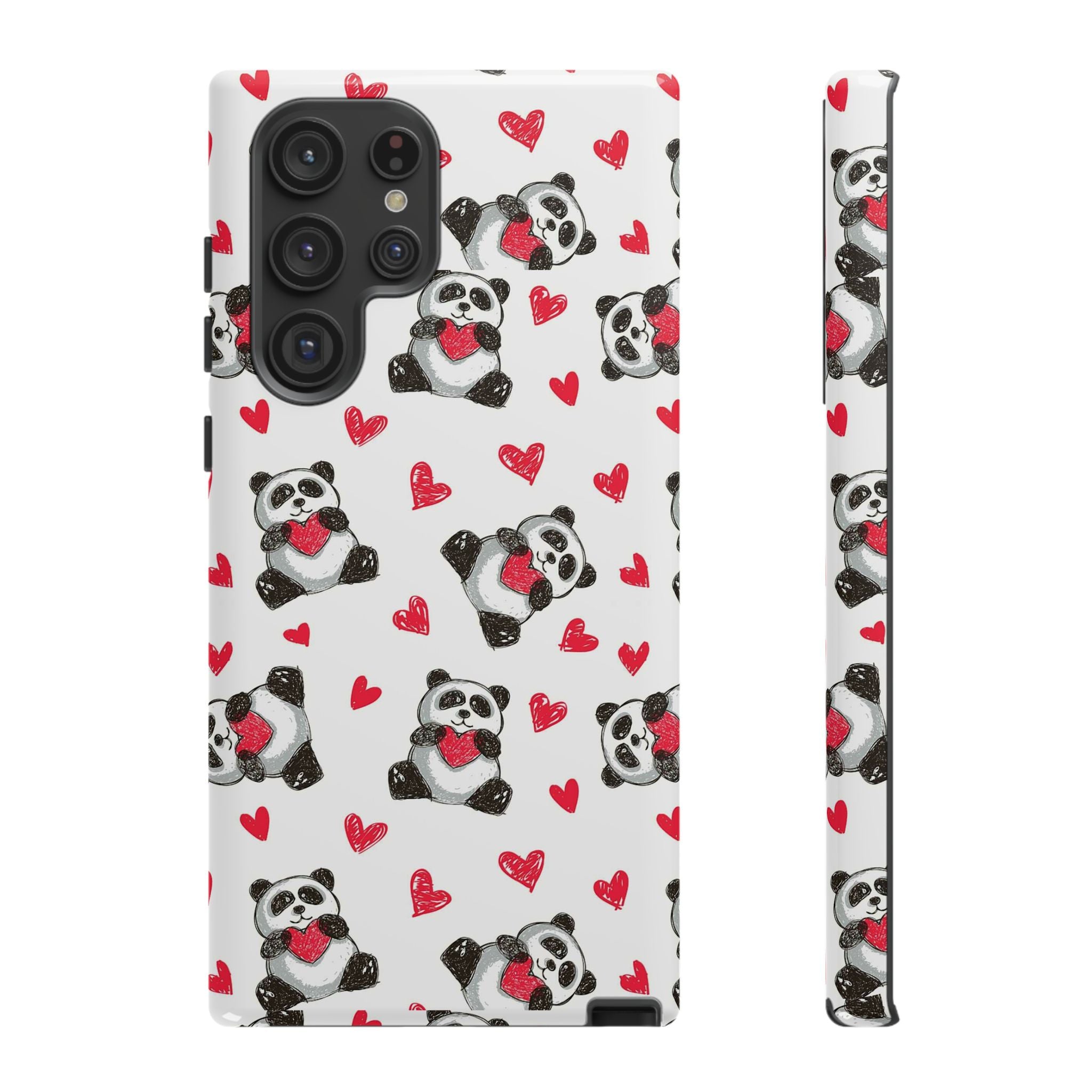 Cute Panda Pattern Phone Case — Tough Cases