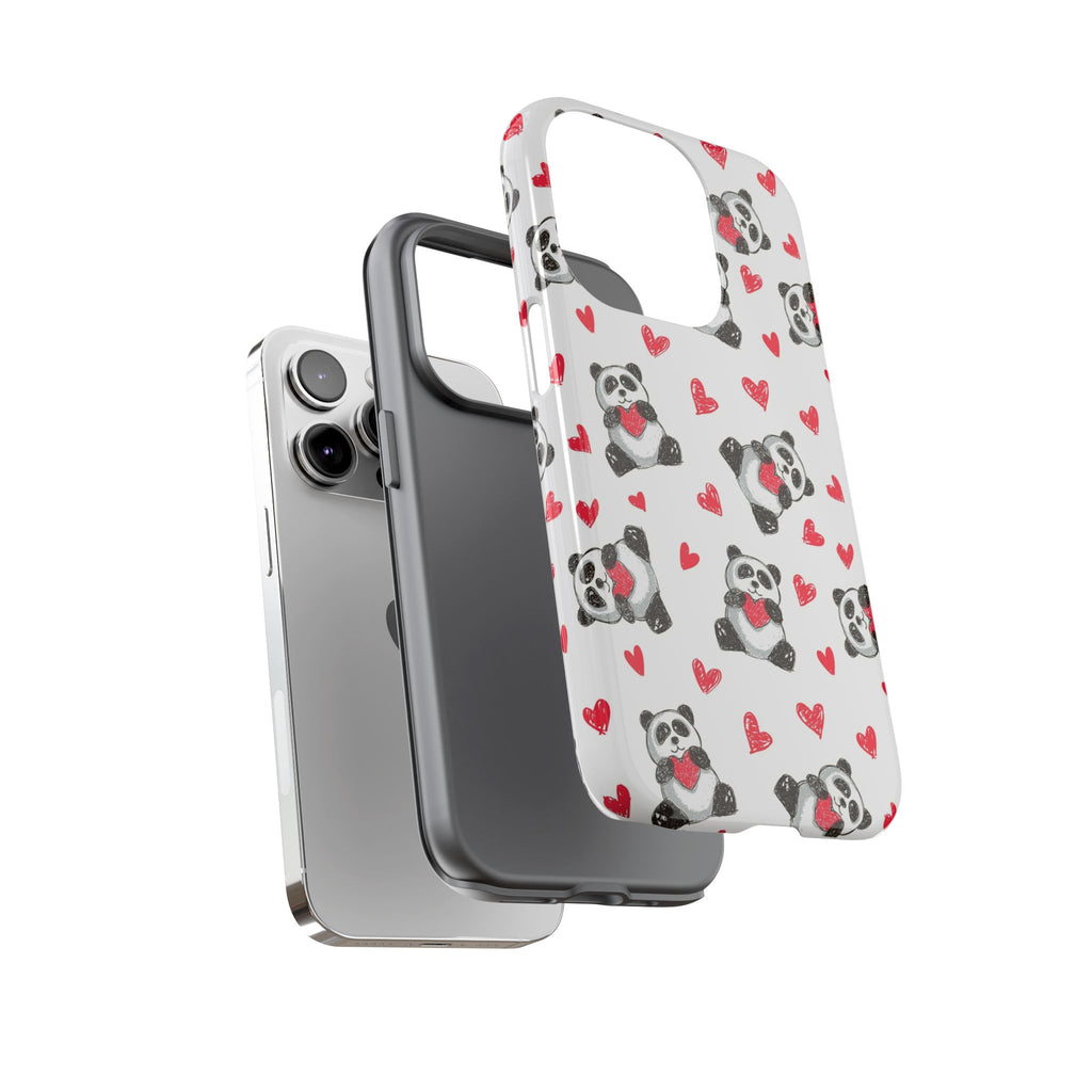 Cute Panda Pattern Phone Case — Tough Cases